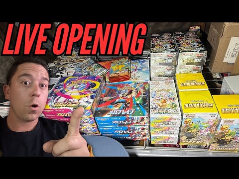 POKEMON CARD OPENINGS AND RACING FOR SLABS
