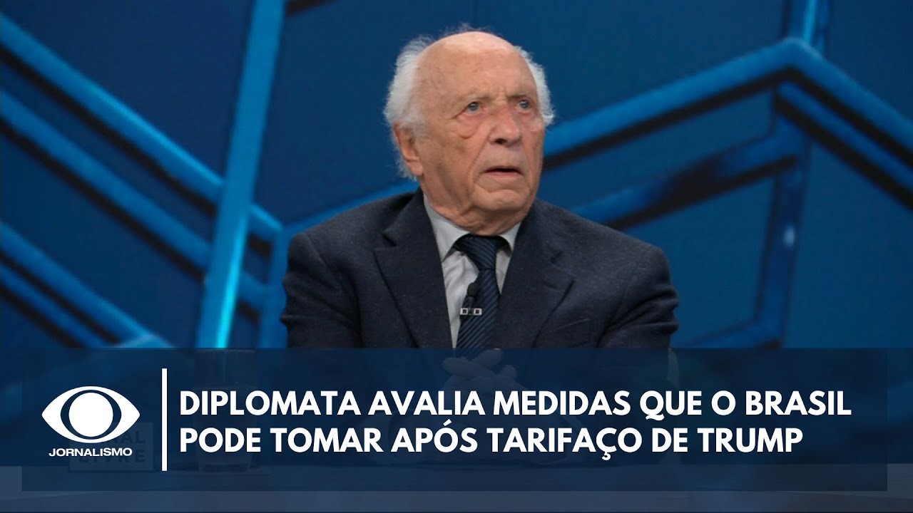 Diplomata avalia medidas que o Brasil pode tomar após tarifaço de Trump
