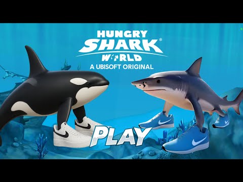 ORCALERO ORCALA VS TRALALERO TRALALA IN HUNGRY SHARK WORLD - Hungry Shark World