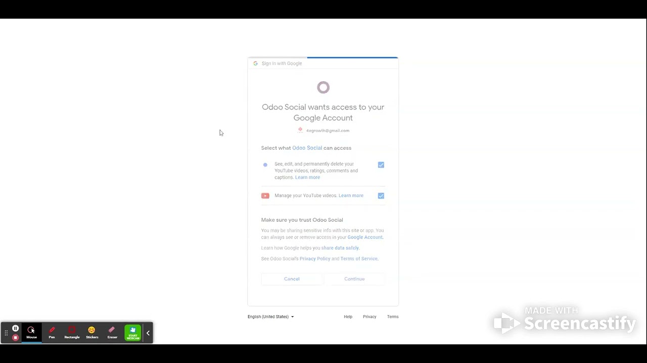 Odoo 16 Social Marketing App - How to add social media to your youtube feed | 20.12.2022

How can you manage your social media activities in odoo? Just use the social marketing app. Publish youtube videos via odoo ...