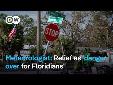 After leaving destruction in its path in Florida, Hurricane Milton is now well out to sea | DW News