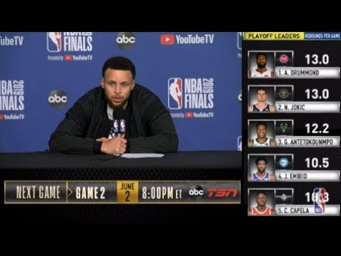 Stephen Curry Press Conference | NBA Finals Game 1
