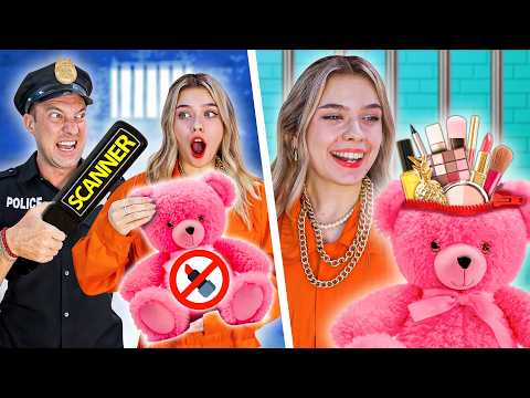 Sneaking Makeup Into Jail!  Gadgets vs Hacks! Funny Situations in Jail By Crafty Hype