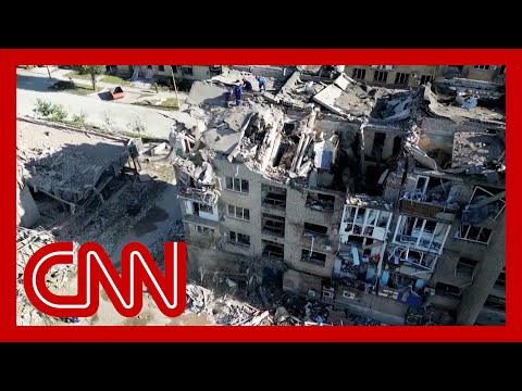 Ukrainian city hit with Russian ‘double-tap’ missile strike