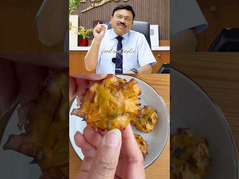 Zero oil pakoda | air fried cabbage pakode recipe #pakoda #pakora #cabbage #airfryer