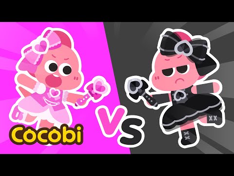 What's Your Favorite Color?🌈 Pink Vs Black and More Songs for Kids | Cocobi