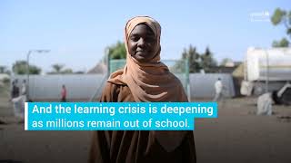 Education: a lifeline for Alaa and Sudan’s displaced children