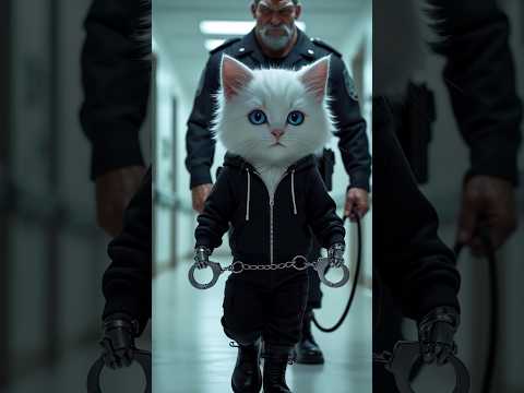 Kitten did this to save his dad #catstory #catshorts #kitten