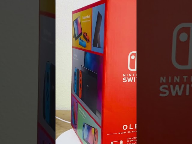 Nintendo Switch OLED 1 Minute Unboxing! #shorts