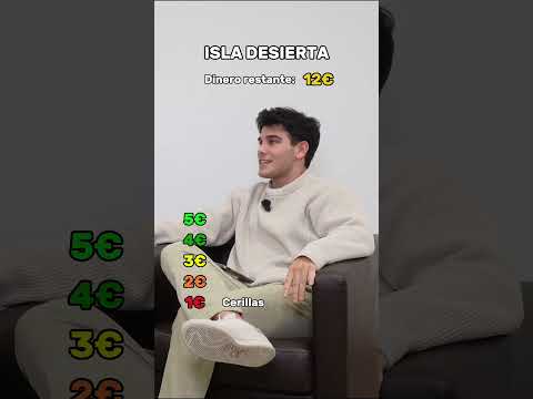 🌴 Gasta 15€ para sobrevivir en una isla desierta 🔥 #shorts