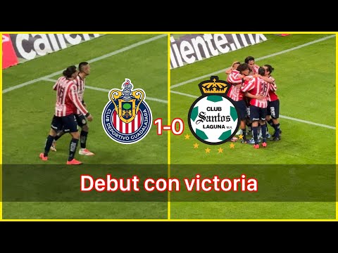 🚨DEBUT CON VICTORIA | Chivas 1-0 Santos