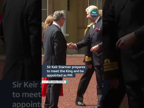 Sir Keir Starmer prepares to meet the King and be appointed as PM #itvnews