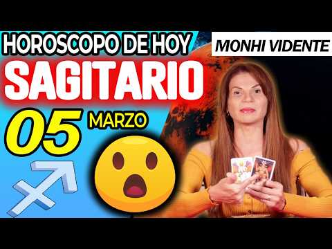 SAGITARIO ♐URGENTE🆗ALGO GRANDE VIENE PARA TI🎴 Horóscopo De Hoy 5 De Marzo 2026 | Mhoni Vidente