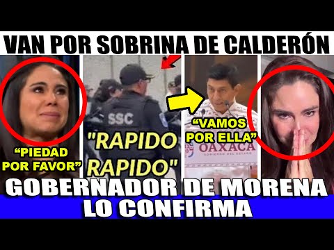 SIN DERECHO A FIANZA🚨 CAE PAOLA ROJAS ¡SOBRINA DE CALDERÓN! CONFIRMA GOBERNADOR DELITO