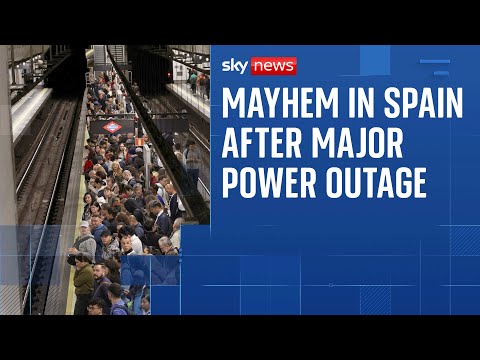 Cause of major power outage in parts and of Spain and Portugal still unknown