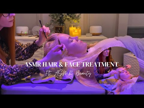 ASMR SPA session on @asmr_beauty ~ Scalp, Face and Hair attention with Brushes and Massage