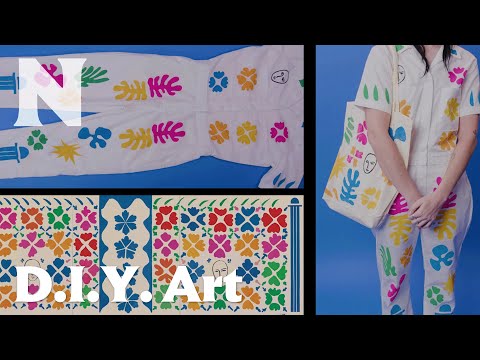 How to Create Fashion with Fabric Stamps inspired by Matisse