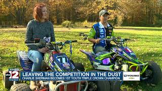 Middle Schooler from Montrose becomes the first triple crown winner in ATV racing