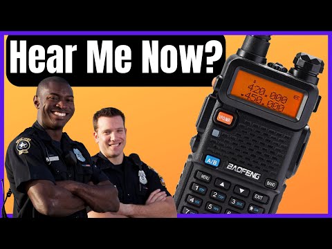 Baofeng Radios for Police Scanning?