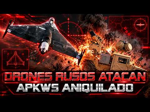 🚨 DRONES RUSOS ANIQUILAN ANTIAÉREOS UCRANIANOS APKWS 🚨