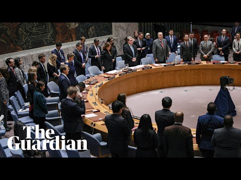 UN security council holds minute's silence for former US president Carter