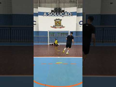 O problema VS a solução!!! #goleiro #futsal #dicas #tutorial