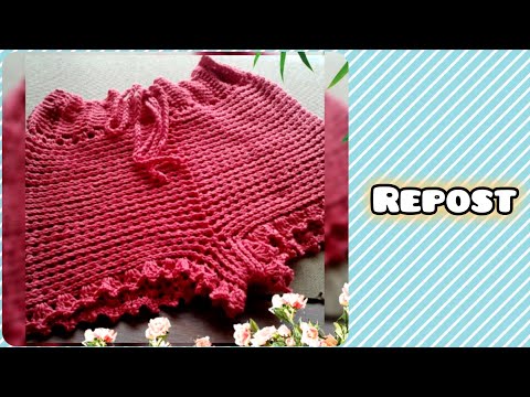 ✂️Short de Crochê Passo a passo completo