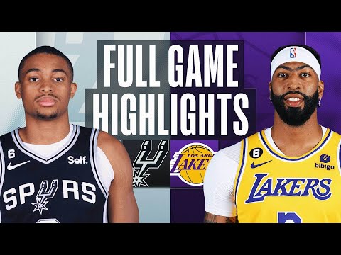 SPURS at LAKERS | FULL GAME HIGHLIGHTS | January 25, 2023