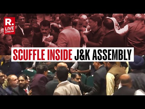 Heated Arguments, Papers Thrown: Chaos in J&K Assembly Over Article 370 Resolution