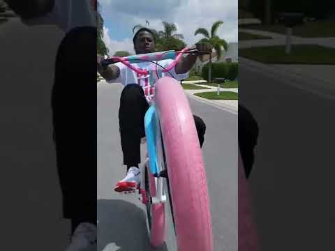 FIRST WHEELIE ON NEW 2022 SEBIKES FAT RIPPER!