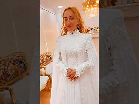 Handmade Crystal Magic: A Bridal Dress That Captures Hearts #shorts  #shortvideo  #shortsfeed