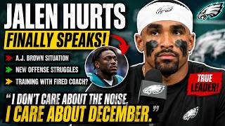 🚨 Jalen Hurts Finally Breaks His Silence On The A.J. Brown Drama!