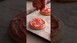Strawberry Lofthouse Cookies from my NEW Book!