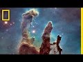 Hubble Telescope and the Pillars of Creation