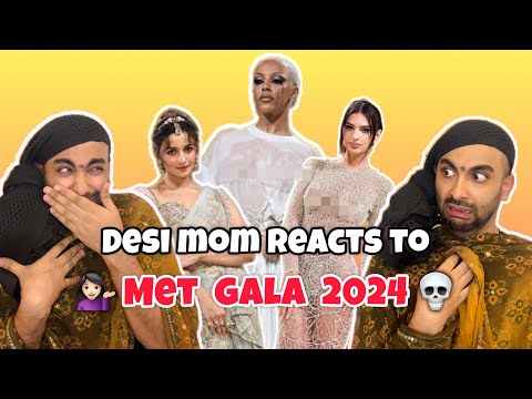 Desi Mom Ne Dekha MET GALA 2024 💁🏻‍♀️😂😝 Funny Reaction | *FAINTS* at Doja Cat’s Naked Dress🍊💀