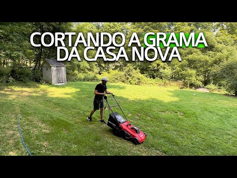 Cortando a Grama da Casa, Novo bairro do Batrick e Trabalho de fotos em Manhattan | Vlogão 🇺🇸