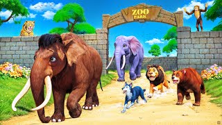 Mammoth Goes Wild at the Zoo! 🐘 Zoo Animals Team Up for a Hilarious Counterattack