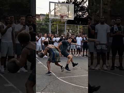 Would you retire from basketball if a granny dunks on you? ๐ต๐