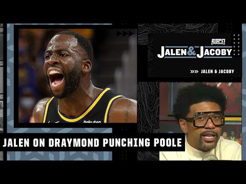 Jalen Rose's 'heart is broken' after watching the video of Draymond punching Poole | Jalen & Jacoby video clip