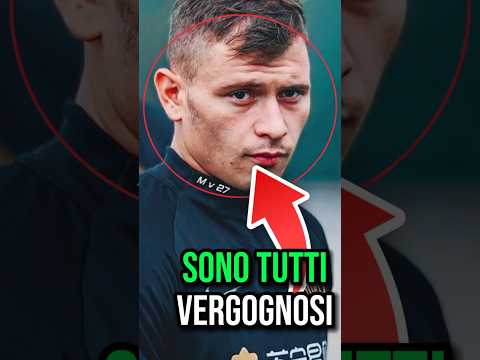 Nicolò Barella: sono tutti vergognosi😖 #virale #fotcostvcalcio