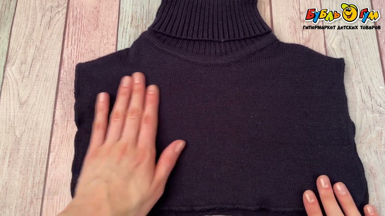 Шарф-воротник Lanson Kids  темно-синий  - видео