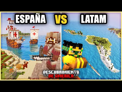 100 Jugadores SIMULAN el DESCUBRIMIENTO de AMÉRICA en Minecraft