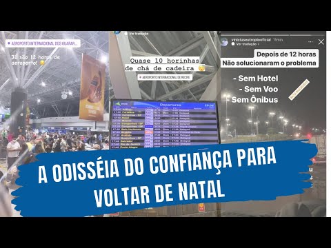 A odisseia do Confiança para voltar de Natal | Brasileirão Série C