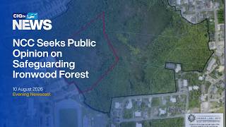 YouTube video thumbnail: NCC Seeks Public Opinion on Safeguarding Ironwood Forest
