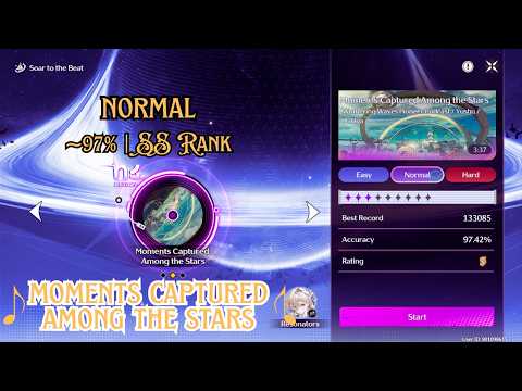 Soar To The Beat | Moments Captured Among The Stars | Normal | 97% - SS Rank | WuWa Music Event