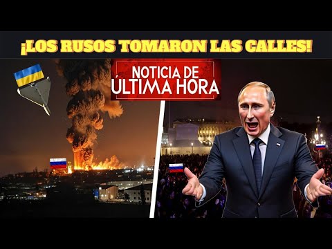 FINALMENTE sucedió! MILLONES de rusos salieron a las calles después del ataque masivo en Ucrania