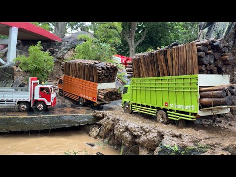 JALAN penuh ADRENALIN dan MENANTANG ‼️🔥 KANAN TEBING KIRI SUNGAI, RC TRUK SEKIL DEWA