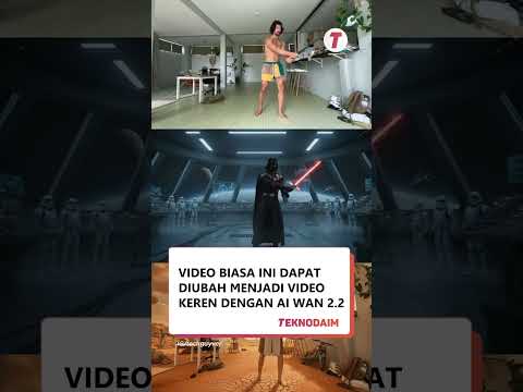 AI video generator WAN 2.2 #teknologi #klip #ai #aivideo #artificialintelligence