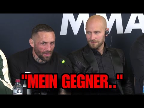 Christian Eckerlin Reagiert auf Niederlage gegen Robert Pukac nach dem Kampf