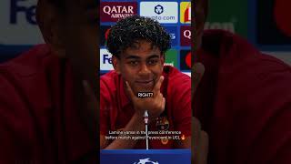 lamine yamal reply to dembele😳 #football #messi #barcelona #lamineyamal #premierleague #soccer